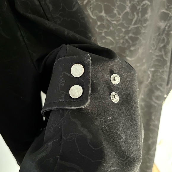 VGUC 2X Addition Elle’s Chillax Black Floral Raincoat - Picture 7 of 10